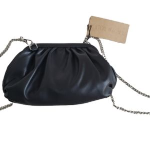 STEVE MADDEN BLACK SHOLDER/ CROSSBODY BAG